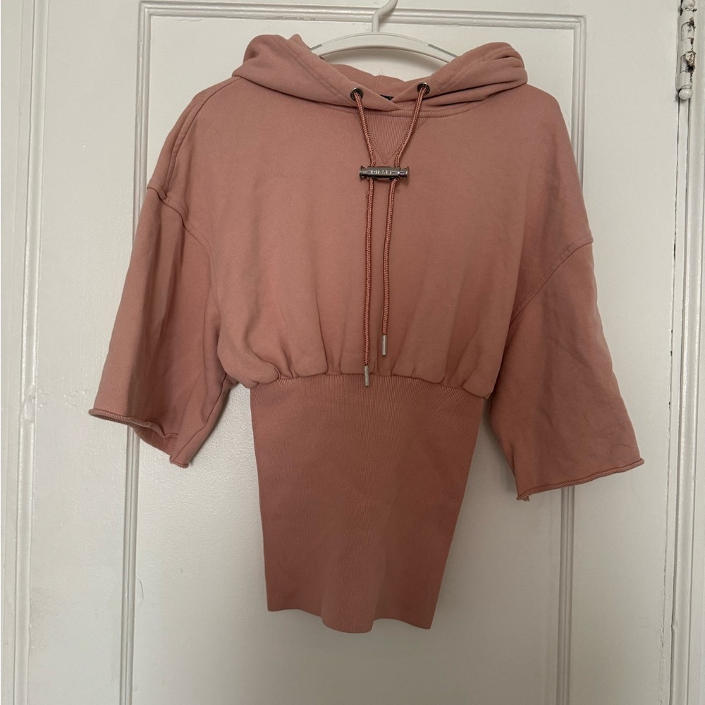 DIESEL Pink Hooded T shirt